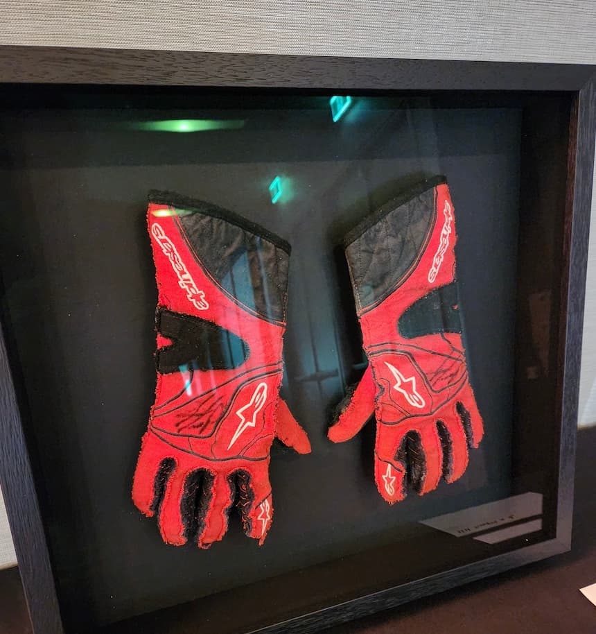 James Courtney (Touring Car Legend) signed driving gloves